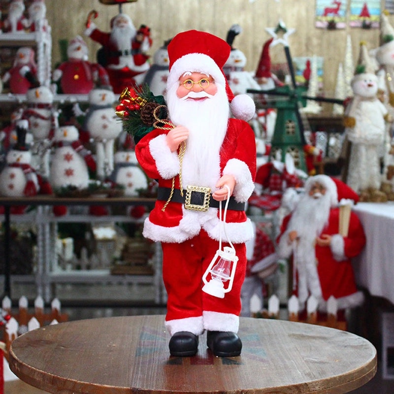 21 Inch 24 Inch Santa Claus Doll Christmas Decorations Standing Old Man Ornaments|Christmas Decorations