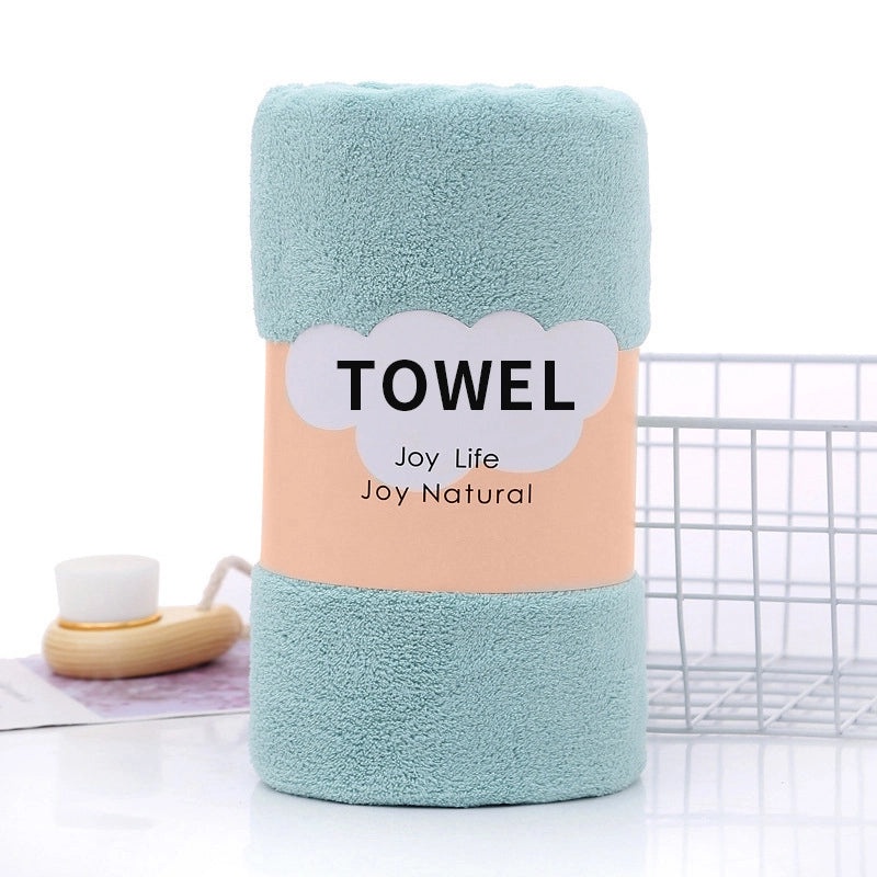 Soft Coral Fleece Bath Towel for Adults | Quick-Dry Thick Large Absorbent Bath & Beach Wrap Towel | Home Textile