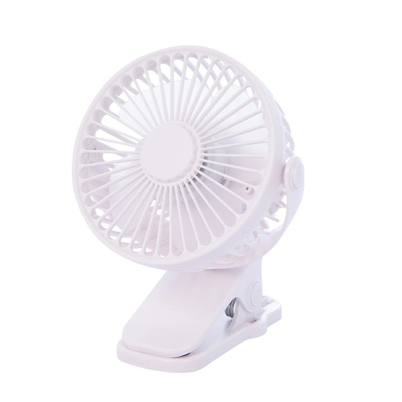 Portable Rechargeable Clip Fan with Rotating Head and Large Airflow | Home Appliances Fans