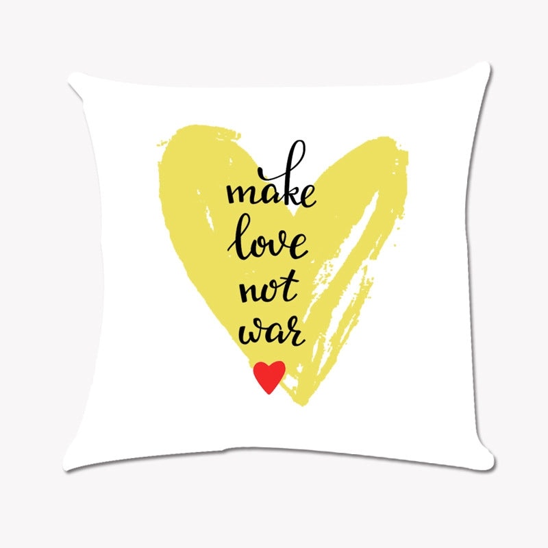 Valentine's Day Minimalist Letter Pillowcases for Couch and Sofa Super Soft Decorative Covers|Home Decor Cushions