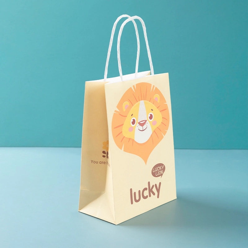 Cartoon Animal Design Holiday Party Gift Bags Durable Daily Use Wrapping Supplies|Party Supplies