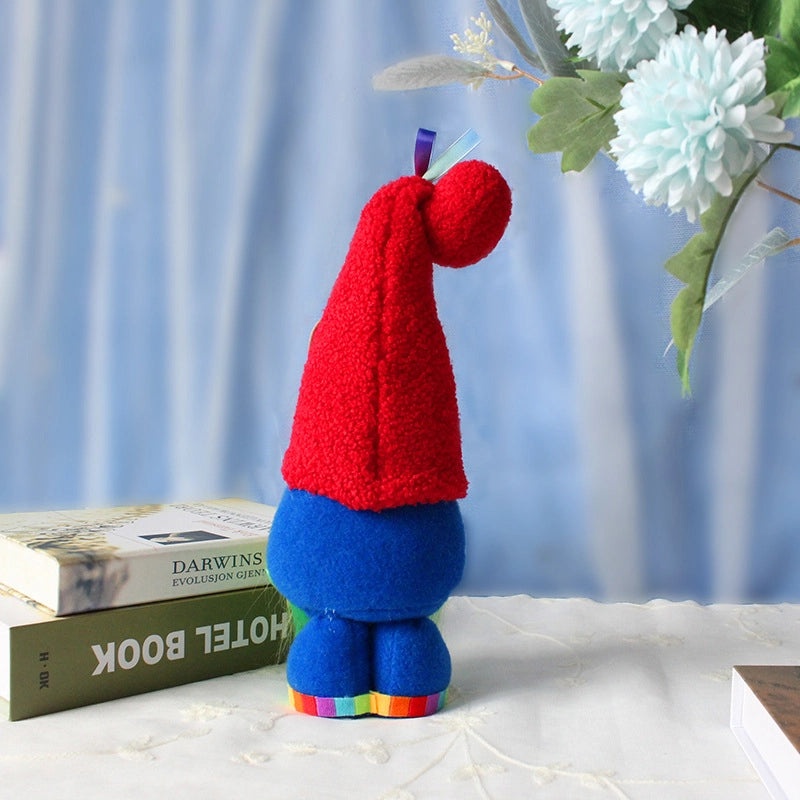 Hong Kong Rainbow Dwarf Plush Doll with Tall Hat Faceless Festival Decoration|Home Decor & Festive Accessories