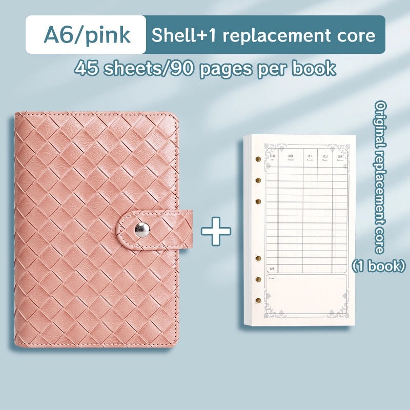 Solid Color PU Leather Notebook Set for School | Stationery & Notebooks