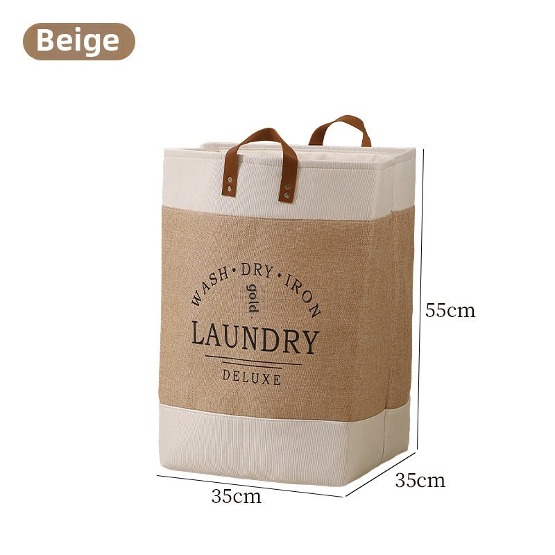 Foldable Laundry Basket Large Capacity Fabric Storage Bin for Clothes Toys Household Organizer|Home & Living Storage & Organization