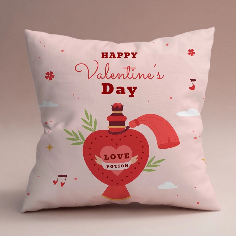 Valentine's Day Minimalist Letter Polyester Pillow Covers for Couch and Sofa Decor|Home Decor Pillows