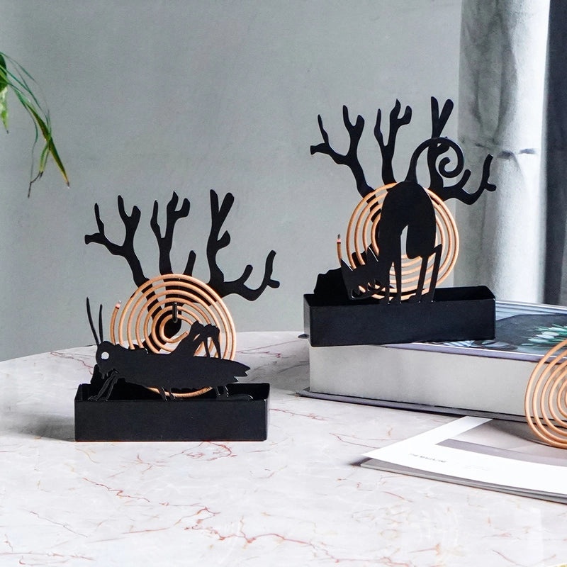 Vintage Animal Iron Mosquito Smudge Box Wall Decor|Home Decor