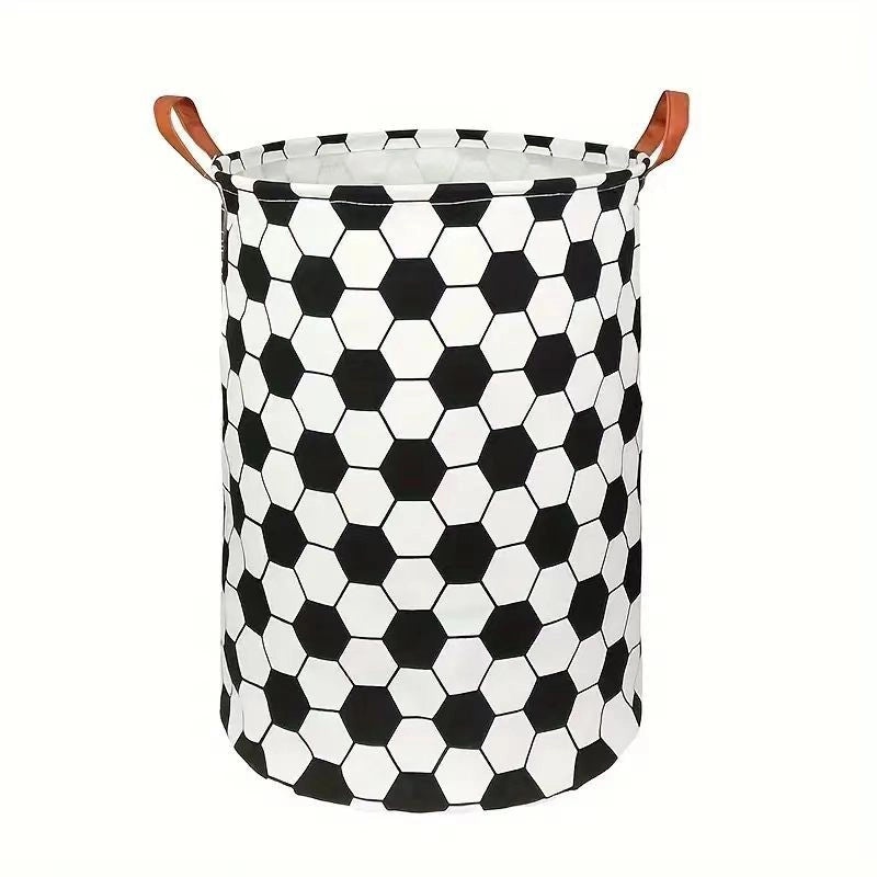 Geometric Animal Print Cotton Linen Storage Basket Minimalist Style|Home Storage & Organization