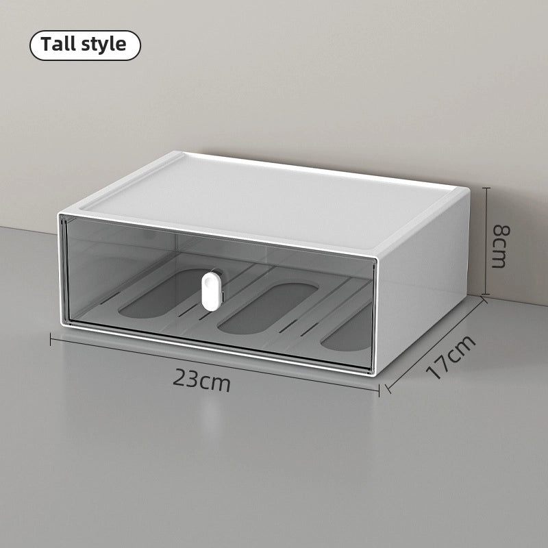 Dopamine Desk Organizer with Drawers Rubber Band Hairpin Jewelry Storage Box for Student Stationery | Desk Organizers