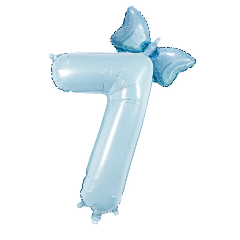Modern Number Birthday Balloons Aluminum Foil Classic Basic Style | Party Decorations Balloons