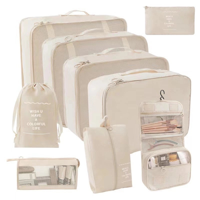 Travel Organizer Bag 9-Piece Set | Travel Accessories