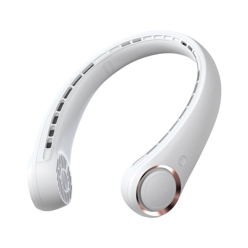 Rechargeable USB Neck Fan Portable Leafless Halter Fan for Outdoor Sports | Electronics & Accessories