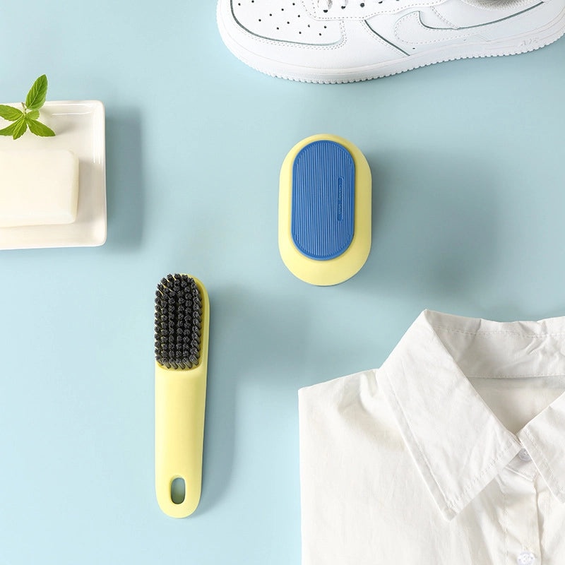 Stylish Solid Color PP Plastic Wire Shoe Brush for Home Cleaning | Household Cleaning Tools