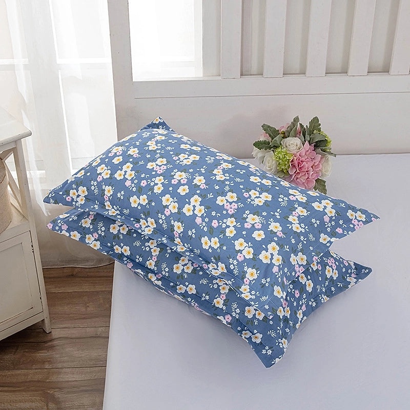 Soft Skin-friendly 100% Cotton Pillowcase for Children and Students | Home & Bedding
