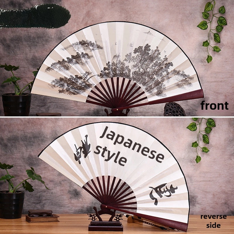 10 Inch Vintage Chinese Folding Fan for Advertising and Summer Promotion | Home & Garden > Fans & Cooling Appliances