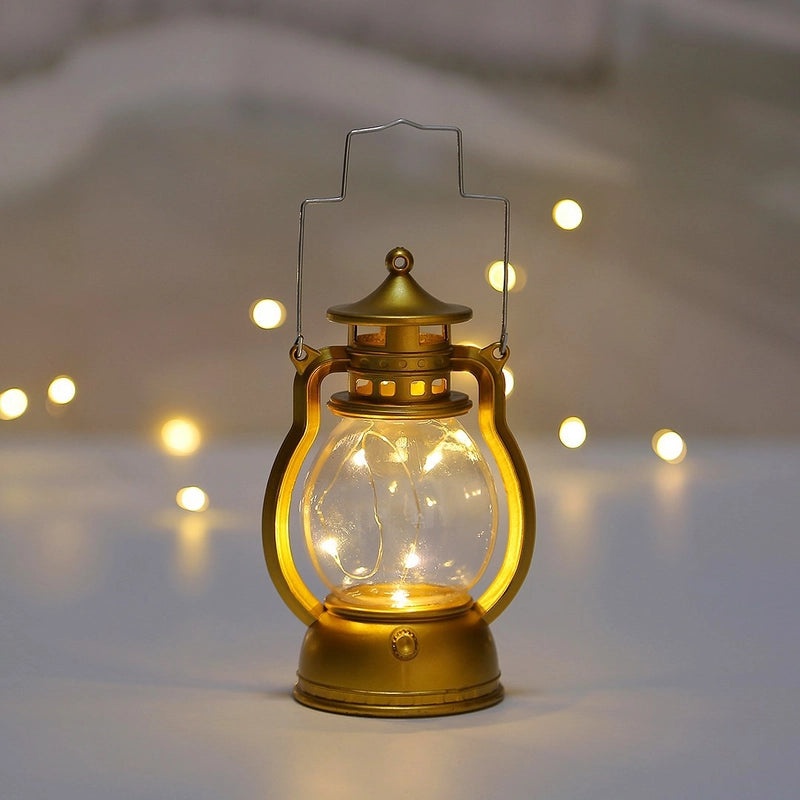 Retro Kerosene Lamp Christmas Decoration Small Lantern Creative Festival Atmosphere Gift | Home Decor & Seasonal Decorations
