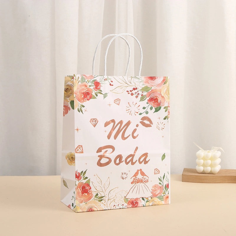 Minimalist Letter Design Paper Party Gift Bags for Small Presents | Party Supplies & Gift Wrapping