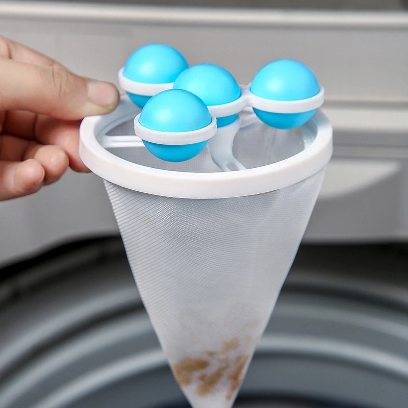 Laundry Hair Remover Ball with Floating Filter Bag for Washing Machine | Laundry Accessories