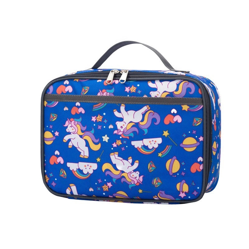 Stylish Color Block Oxford Picnic Tote Bag for Casual Outings|Casual Bags & Totes