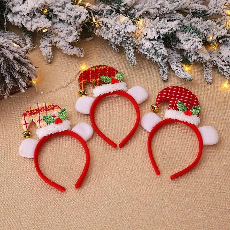 Festive Christmas Hat Hair Band Cute Classic Style for Party and Festival|Accessories & Hair Accessories