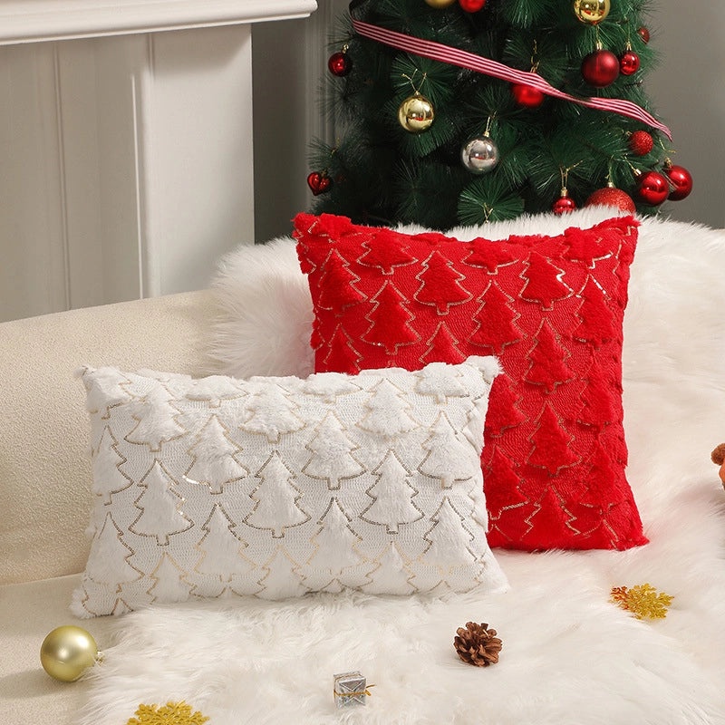 Nordic Christmas Tree Pillow Covers Polyester Cushion Case Sofa Decor|Home Decor