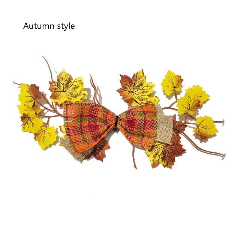 Seasonal Wooden Door Pendant with Replaceable Flower Decorations for Christmas Welcome Decor|Home & Garden Decorations