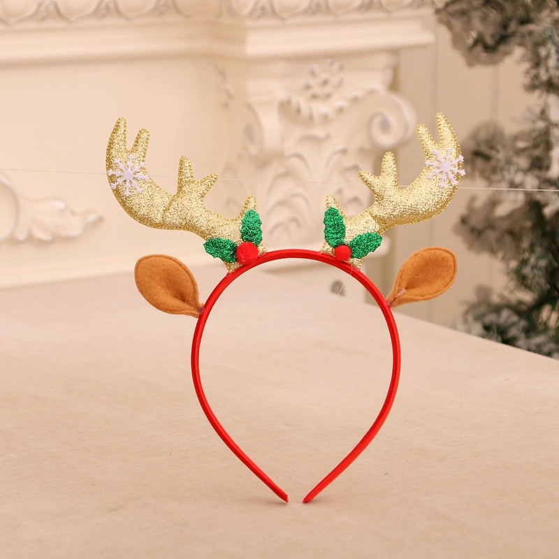 Christmas Snowman and Reindeer Antler Hair Bands Nonwoven Party Accessories|Festive Party Supplies