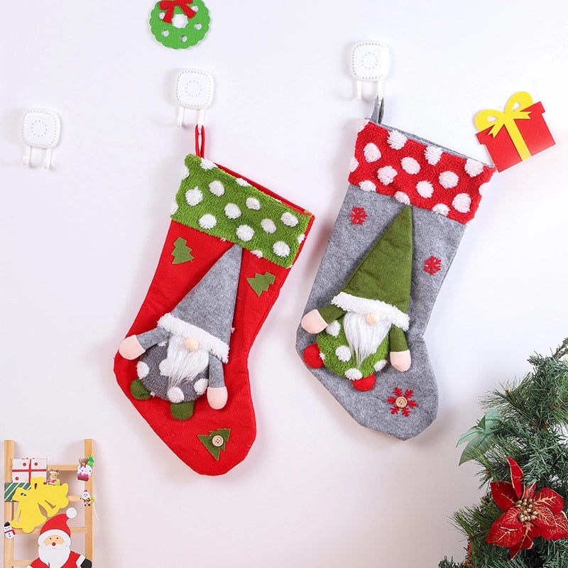 Christmas Cute IG Style Hanging Socks Doll Nonwoven Christmas Tree Ornaments | Christmas Decorations