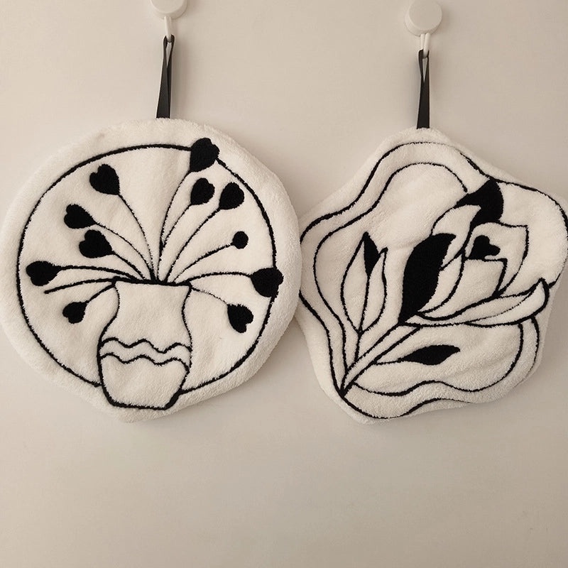 Minimalist Classic Letter Printed Polyester Towels | Home & Living Textiles