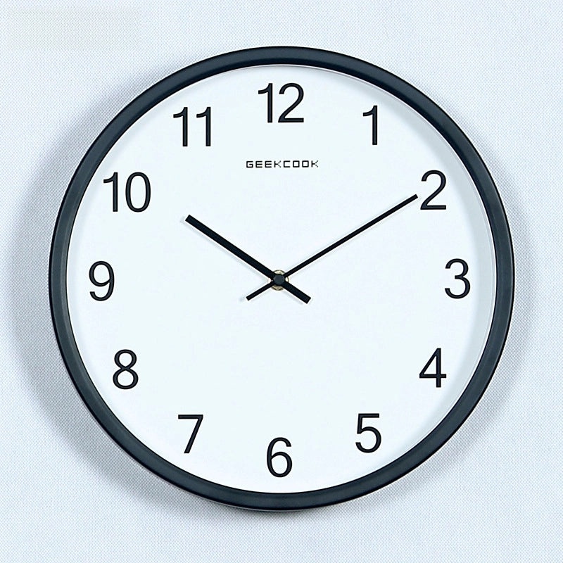 Minimalist Metal Silent Wall Clock | Home Decor Wall Clocks