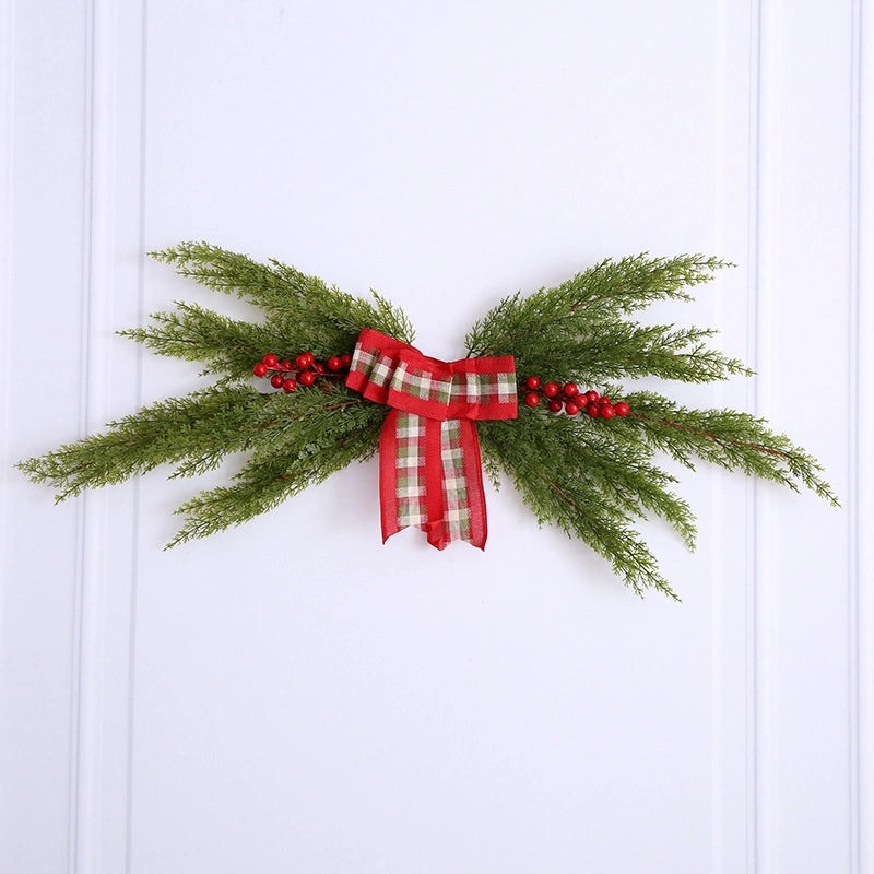 European Style Christmas Rattan Wreath Wall Hanging Door Decoration | Christmas Home Decor