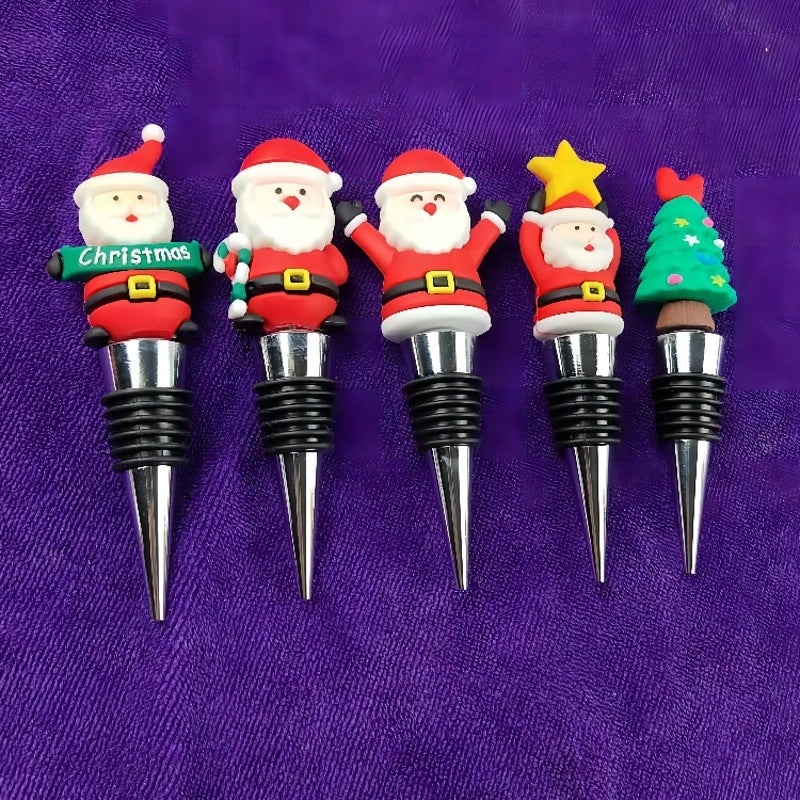 Christmas Santa Claus PVC Alloy Pendant Necklace Casual Elegant Holiday Jewelry|Christmas Jewelry