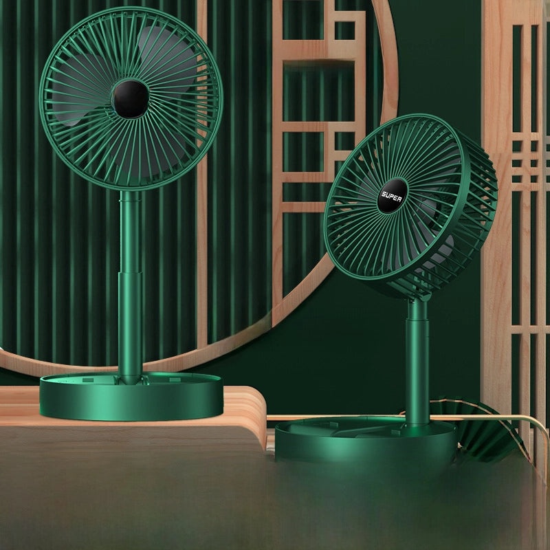 Portable USB Charging Foldable Handheld Small Fan Quiet Desktop Fan for Dormitory Use|Home Appliances Fans