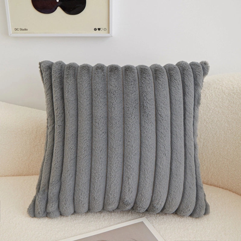 Cozy Minimalist Solid Color PP Cotton Plush Throw Pillow for Home Decor|Home Textile Accessories