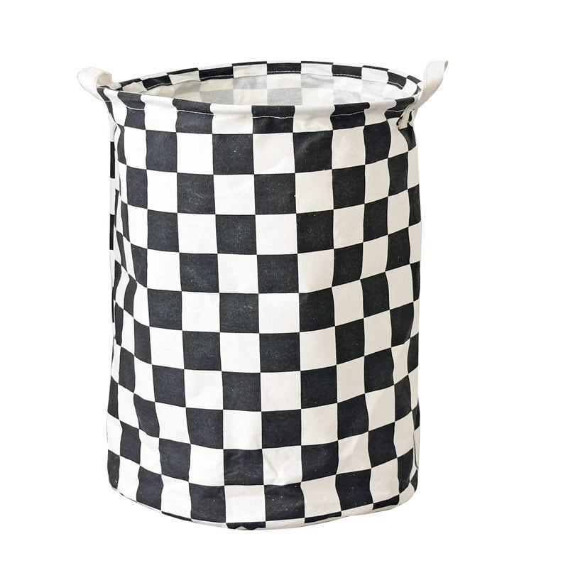 Multi-functional Waterproof Fabric Laundry Basket Cotton Linen Canvas Toy Storage Bag 0963|Home Storage & Organization
