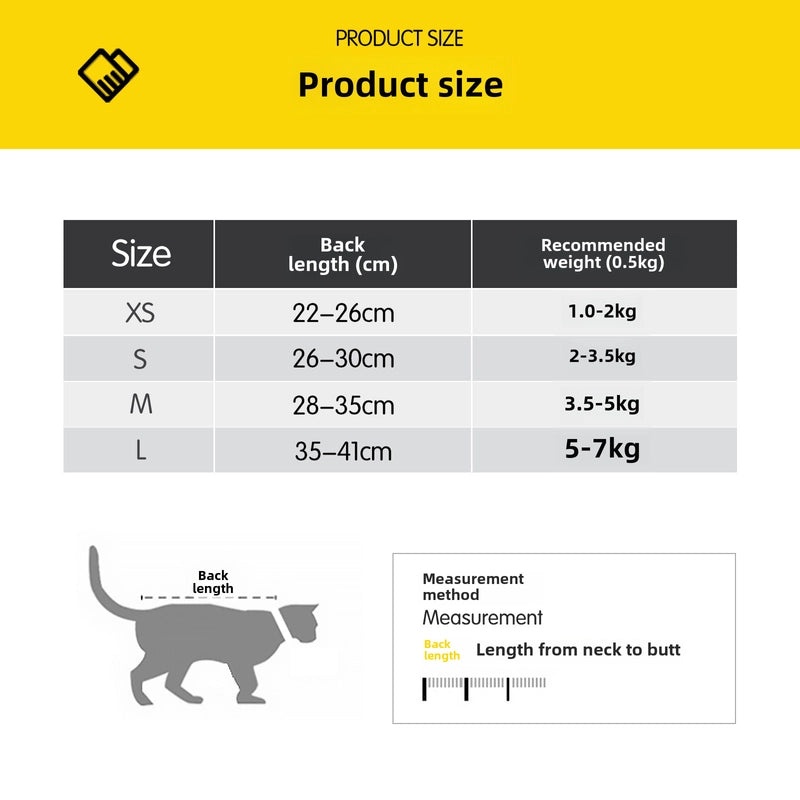 Post-Surgery Cat Recovery Shirt Fully Covered Easy Wear Female Cat Sterilization Weaning Garment|Pet Clothing