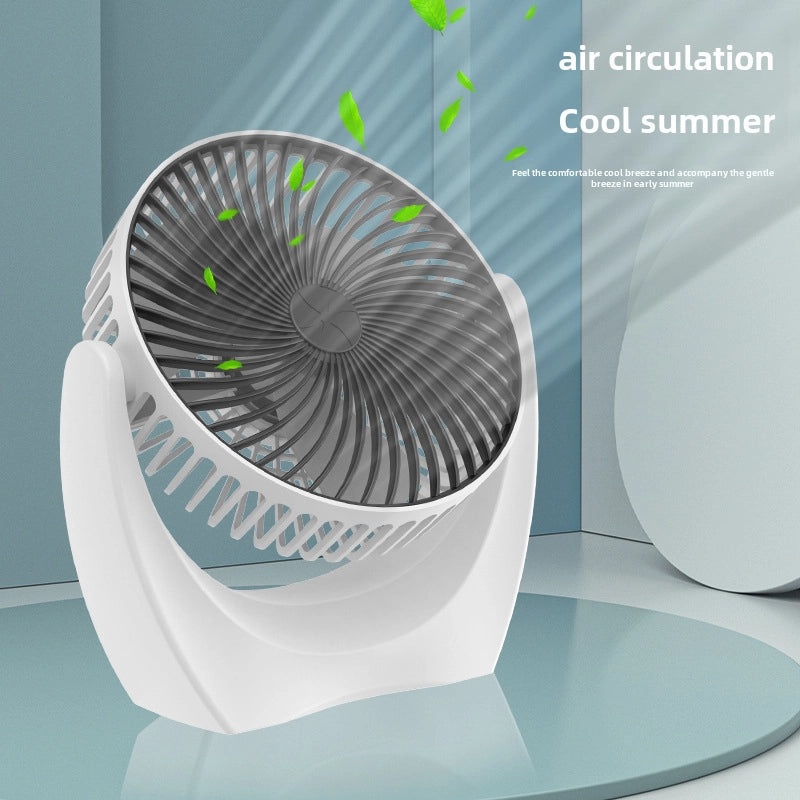 Portable USB Mini Desk Fan Quiet Air Circulation for Home Office | Small Appliances & Fans