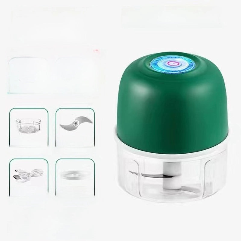 Electric Garlic Press Masher Small Automatic Meat Grinder Household Kitchen Tool|Kitchen Gadgets