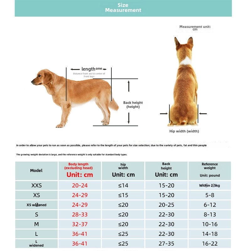 Dog Wheelchair for Disabled Pets|Pet Rehabilitation Equipment