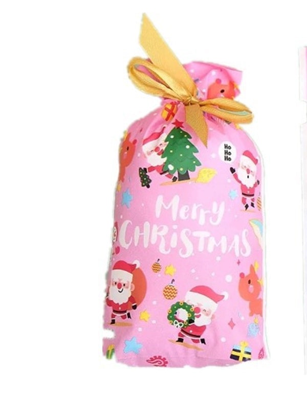 Holiday Snowflake Drawstring Gift Bags for Candy Cookies | Seasonal Packaging