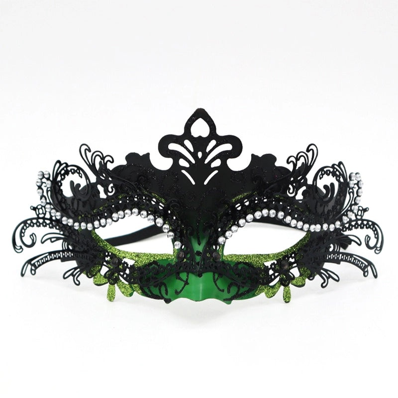 Mardi Gras Minimalist Geometric Plastic Party Mask | Party Supplies