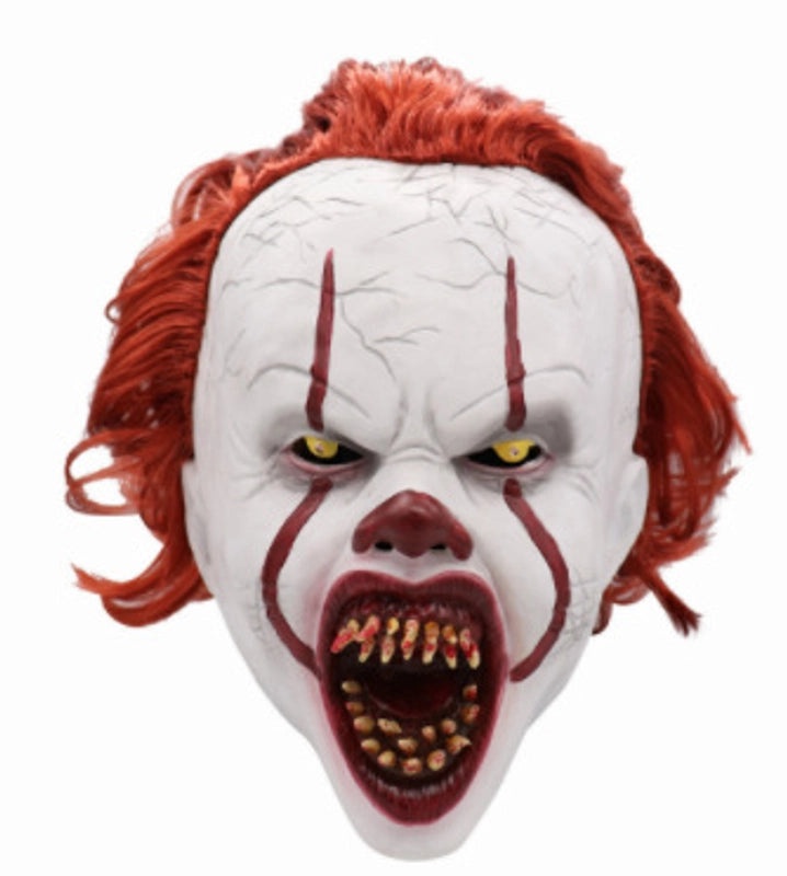Gothic Halloween Clown Emulsion Mask for Festival Party | Halloween Masks & Party Accessories