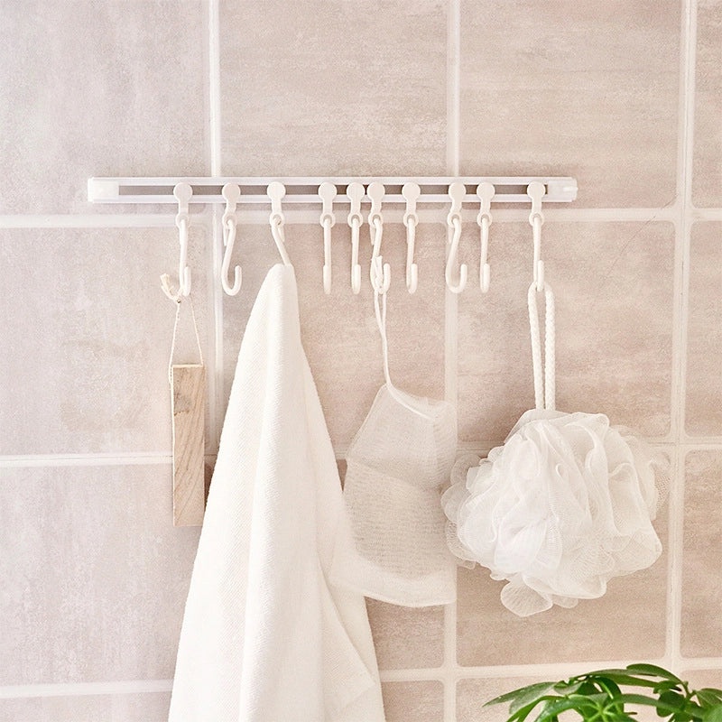 Minimalist Solid Color Plastic Hooks for Casual Use|Home Organization & Storage Accessories