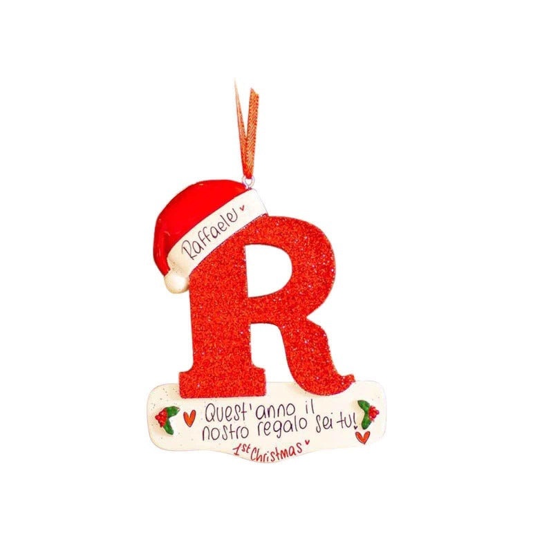 Christmas Wishing Tree Pendant DIY Letter Charm Holiday Hat Decorations|Jewelry & Accessories