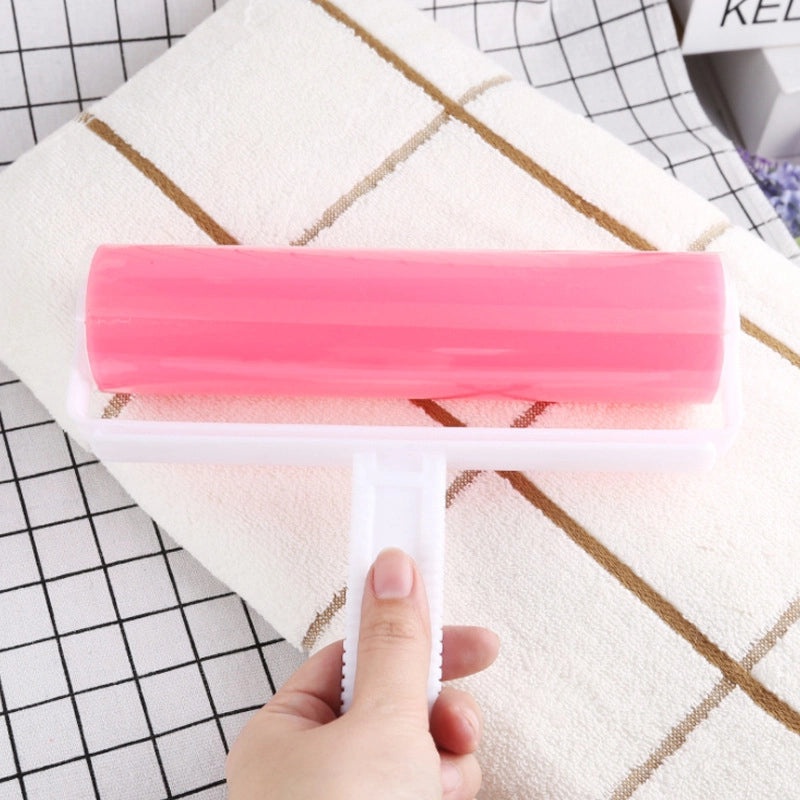 Reusable Hair Roller Brush with Cover for Clothes and Hair Dust Removal | Home Cleaning Tools