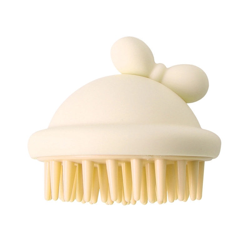 Minimalist Solid Color Shampoo Brush for Home Use | Household Cleaning Supplies