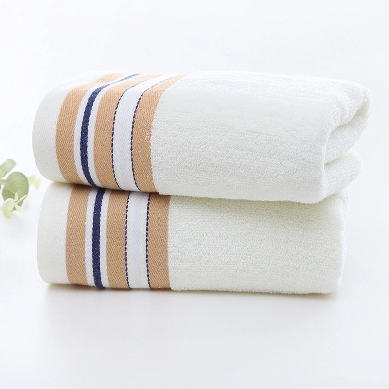 Absorbent Cotton Towel with Embroidered Logo for Household and Promotional Gifts|Home & Living - Towels & Linens