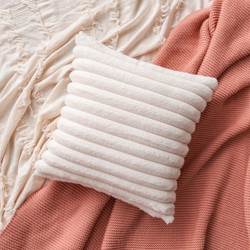 Heart-Shaped Solid Color Flower Pillow Covers for Couch and Sofa Decor | Home Decor & Cushion Covers