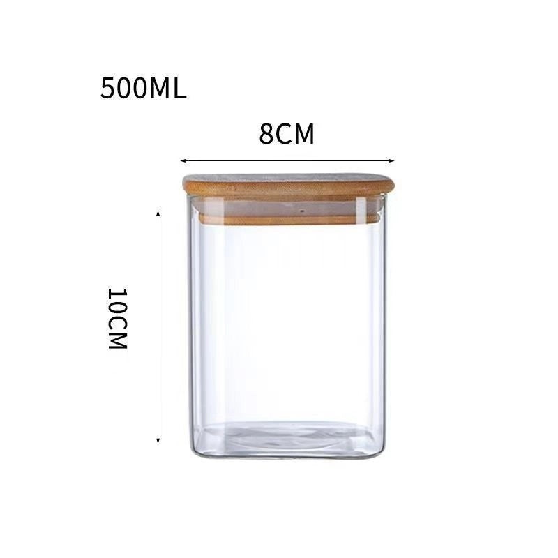 Simple Modern Glass Storage Box for Home Organization|Home Storage & Organization