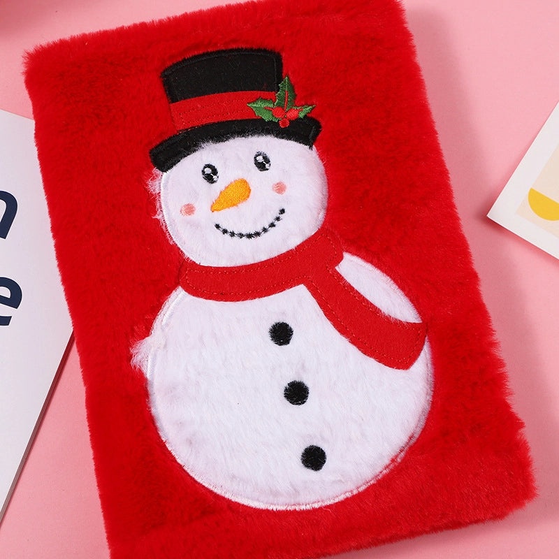 Snowman Christmas Notebook with Sequin Cover | School Supplies
