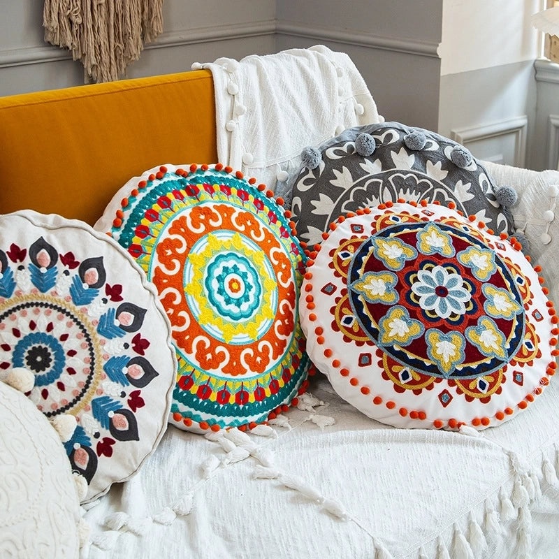 Trendy Geometric Cotton Pillow Covers for Home Decor|Home Textiles and Bedding
